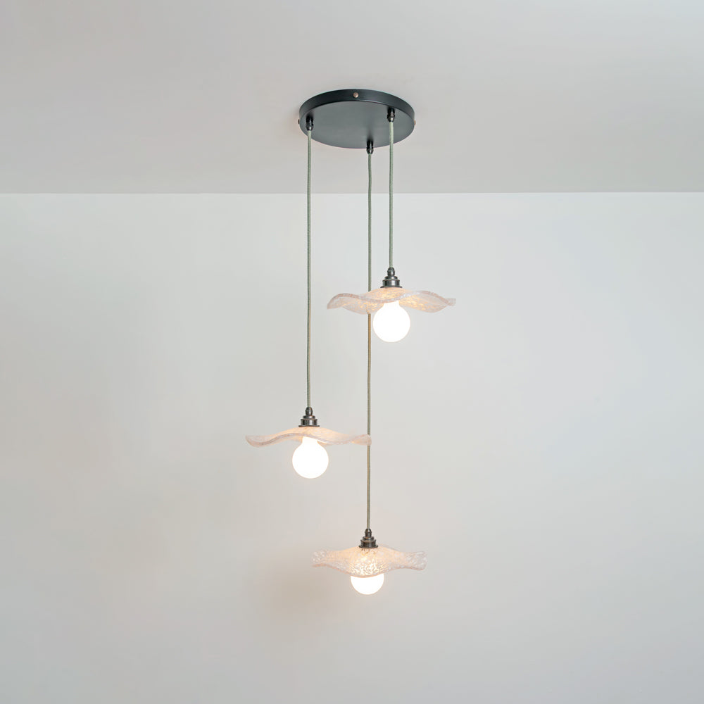 "Florence" Triple Drop Pendant - Oyster White