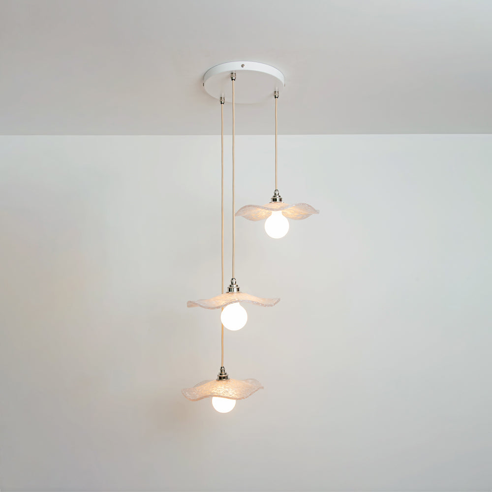"Florence" Triple Drop Pendant - Oyster White