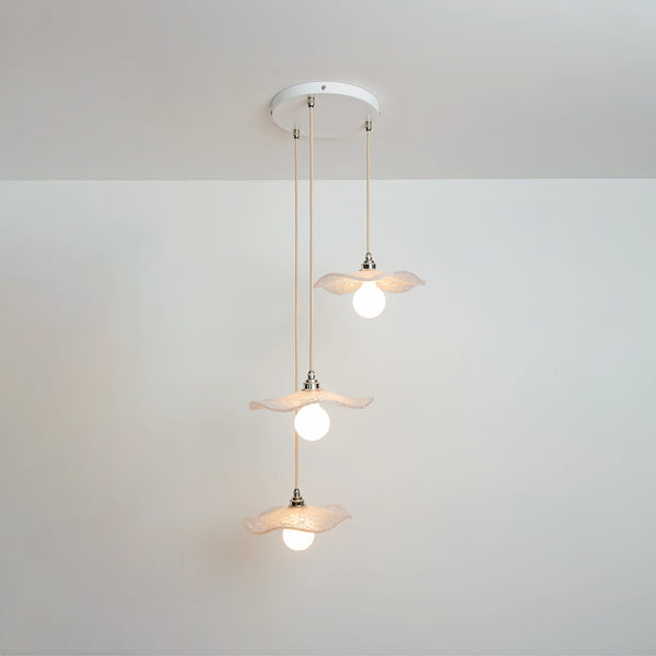 "Florence" Triple Drop Pendant - Oyster White