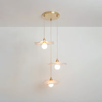 "Florence" Triple Drop Pendant - Oyster White