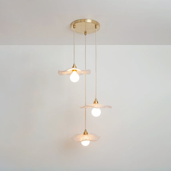 "Florence" Triple Drop Pendant - Oyster White