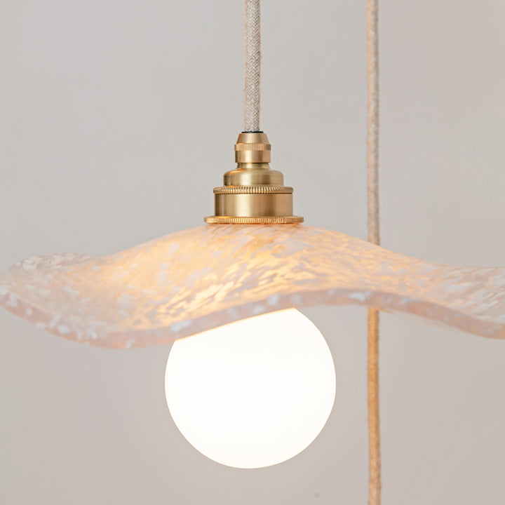 "Florence" Triple Drop Pendant - Oyster White