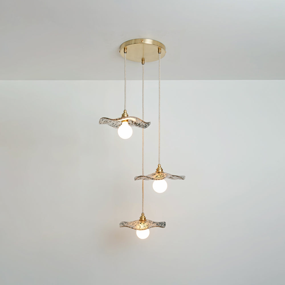 "Florence" Triple Drop Pendant - Onyx Black