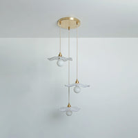 "Florence" Triple Drop Pendant - Oyster White