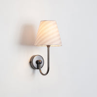 "Juno" Wall Light - Striped Linen