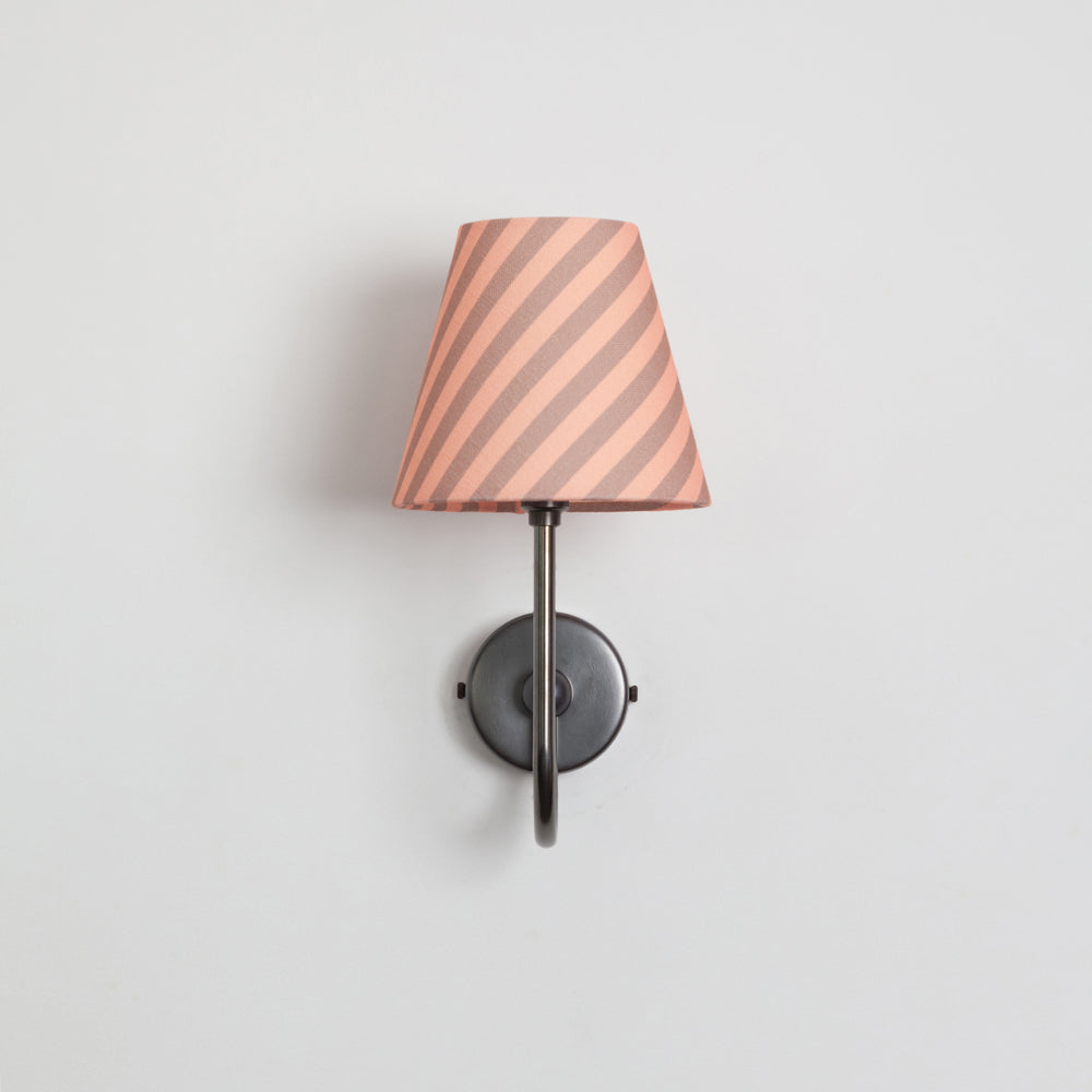 "Juno" Wall Light - Striped Linen