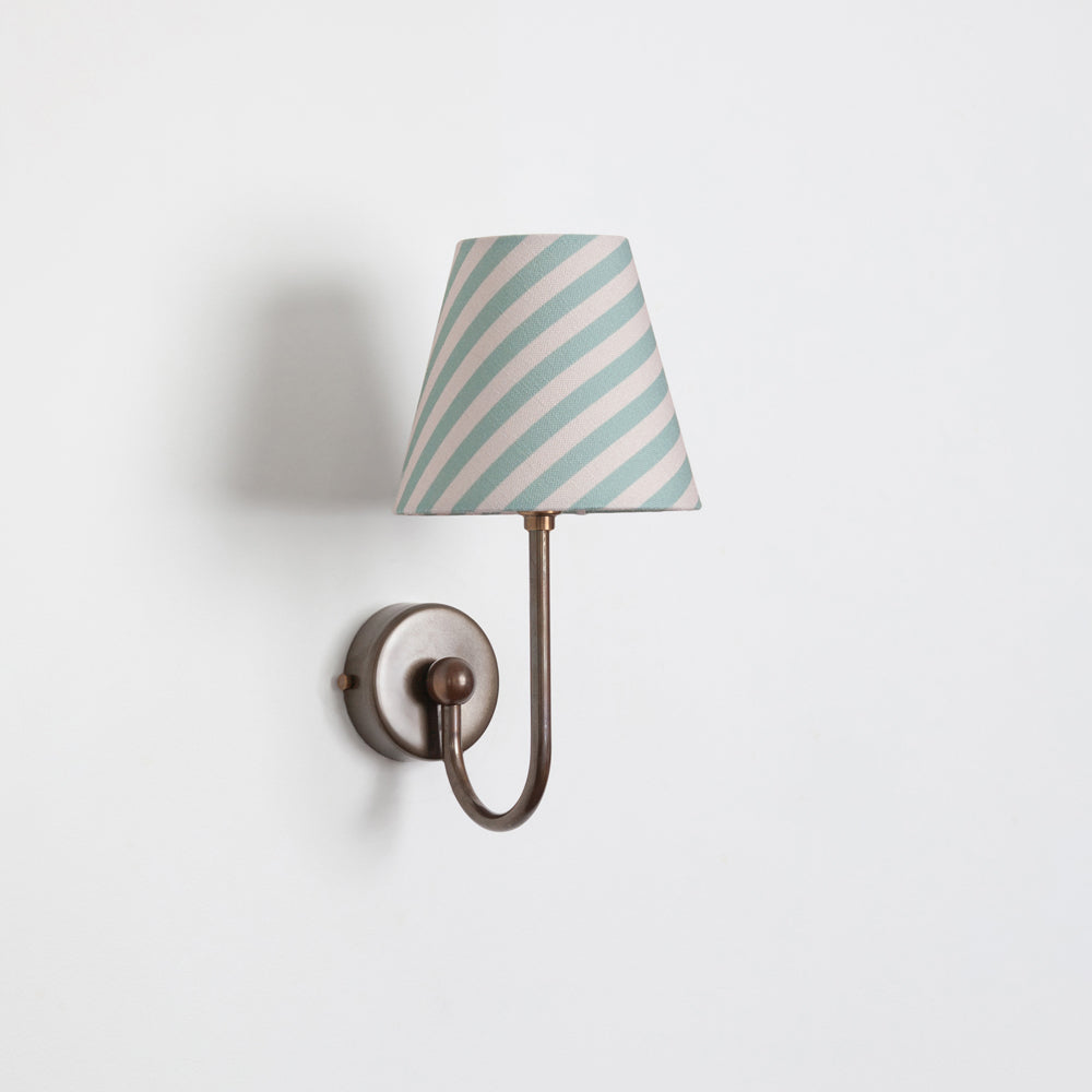 "Juno" Wall Light - Striped Linen