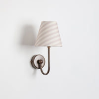 "Juno" Wall Light - Striped Linen