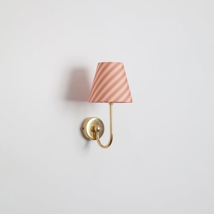 "Juno" Wall Light - Striped Linen