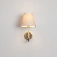 "Juno" Wall Light - Striped Linen