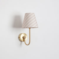"Juno" Wall Light - Striped Linen