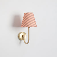 "Juno" Wall Light - Striped Linen