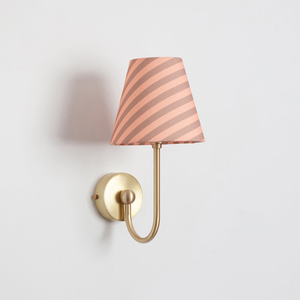 "Juno" Wall Light - Striped Linen