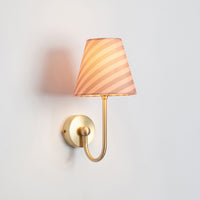 "Juno" Wall Light - Striped Linen