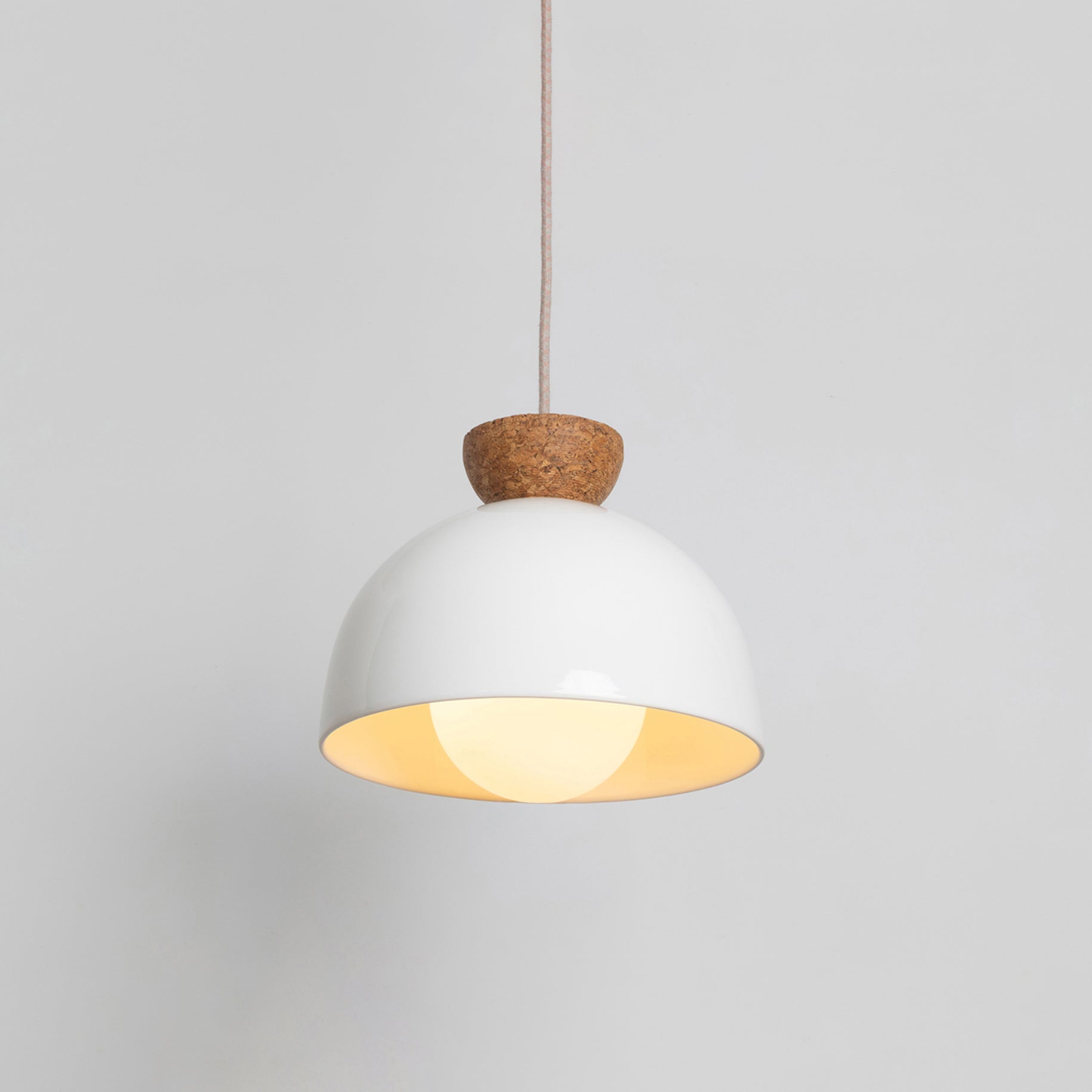 "Kinvara" Large Pendant Light - Bone China