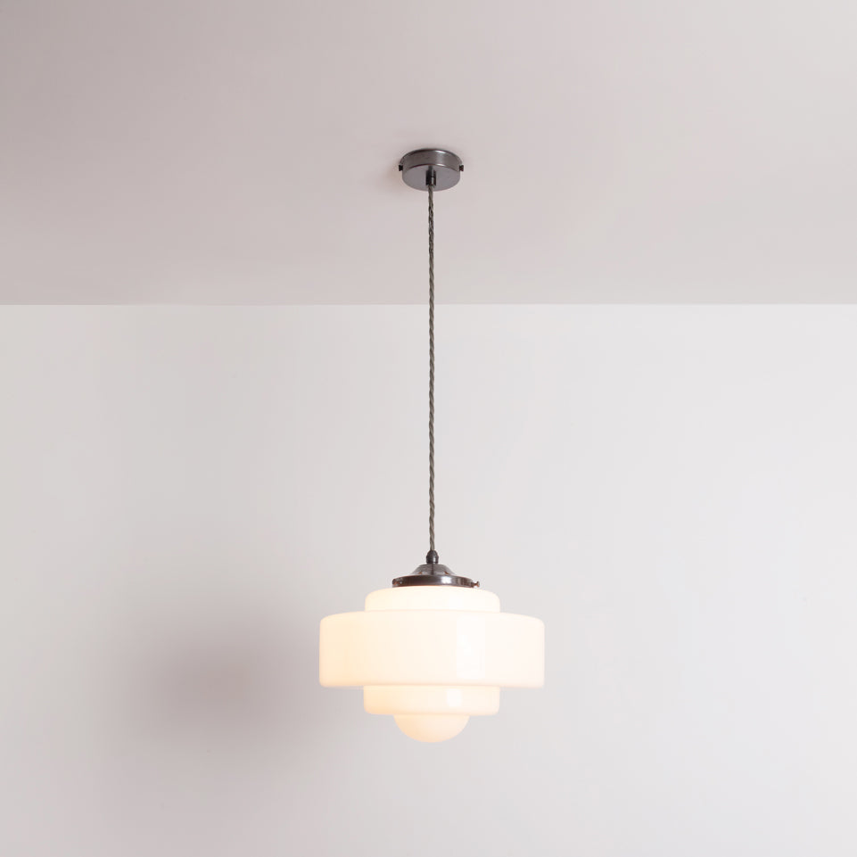 "Atlas" Pendant Light - Opal Glass