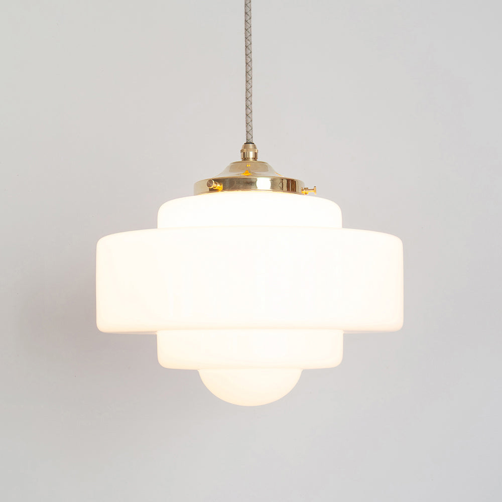 "Atlas" Pendant Light - Opal Glass