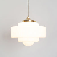 "Atlas" Pendant Light - Opal Glass