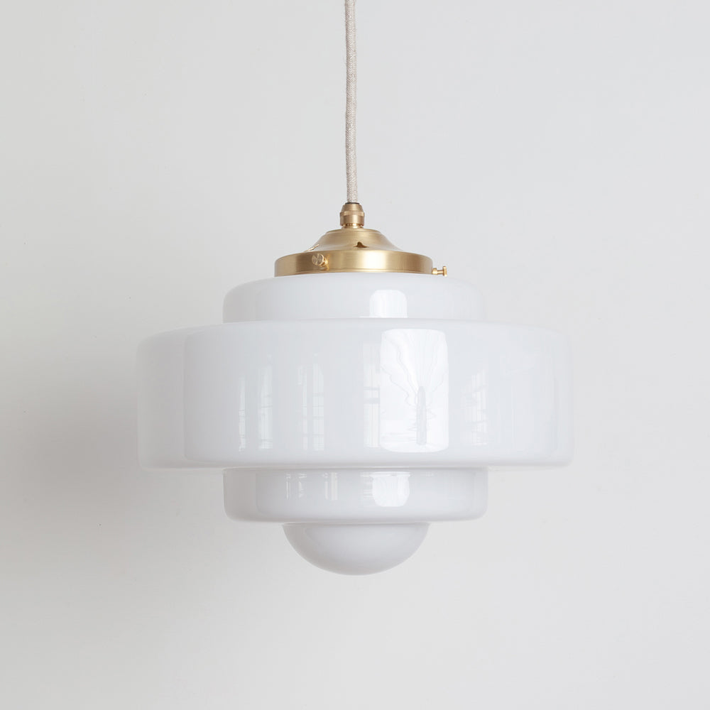 "Atlas" Pendant Light - Opal Glass