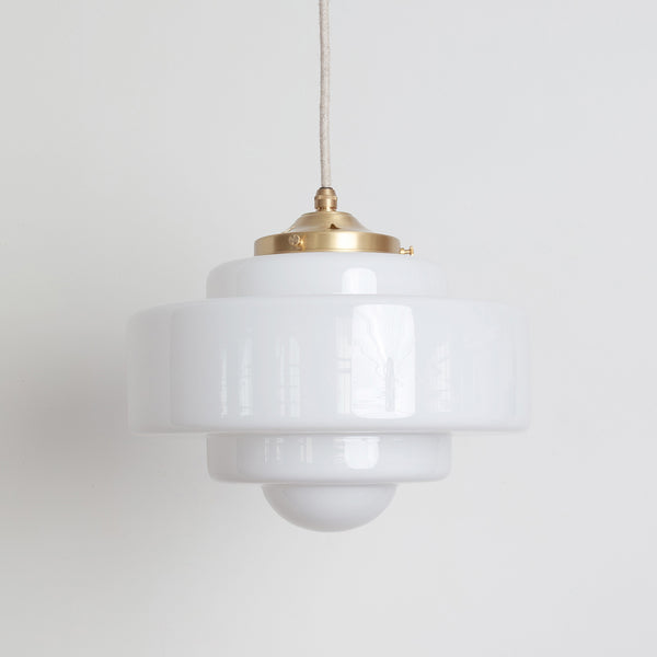 "Atlas" Pendant Light - Opal Glass