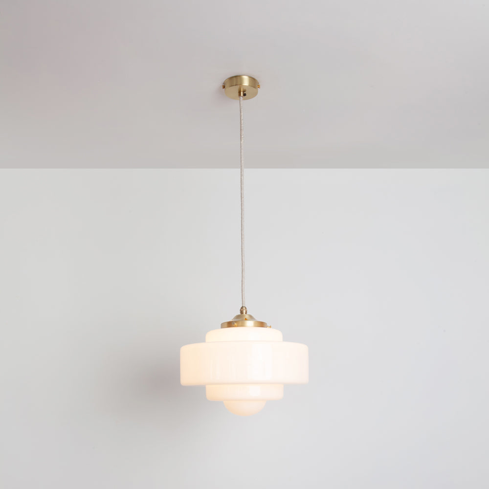 "Atlas" Pendant Light - Opal Glass