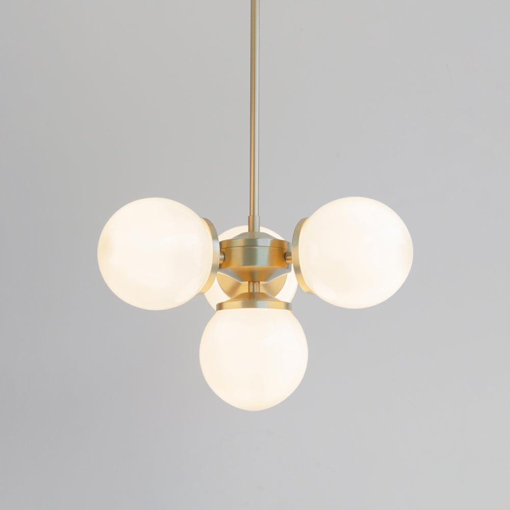 "Lir" Opal Glass Chandelier