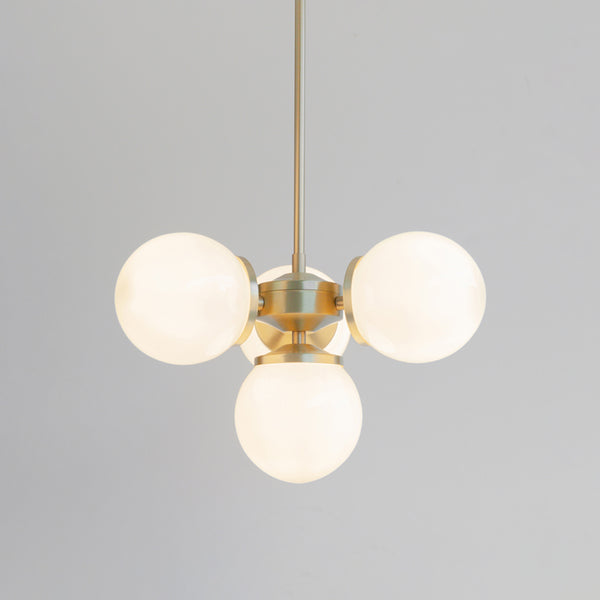 "Lir" Opal Glass Chandelier