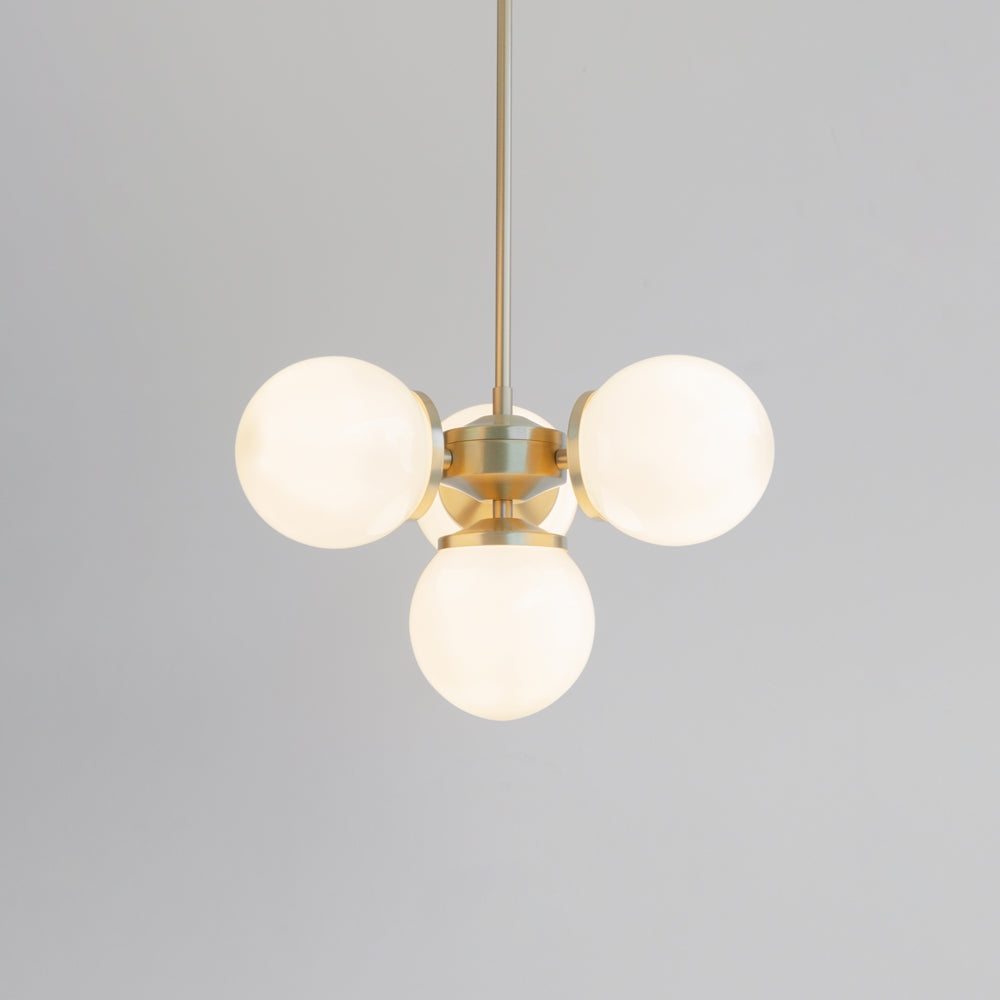 "Lir" Opal Glass Chandelier