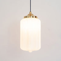 "Lois" Pendant Light - Opal Glass