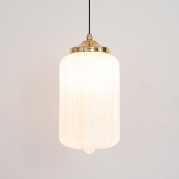 "Lois" Pendant Light - Opal Glass