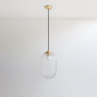 Long Diamond Glass Pendant Light