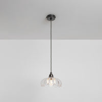 "Petal" Pendant Light - Clear Glass