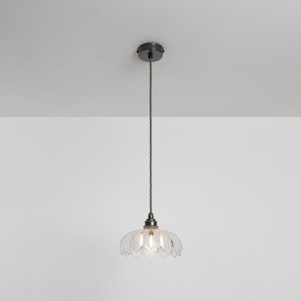 "Petal" Pendant Light - Clear Glass