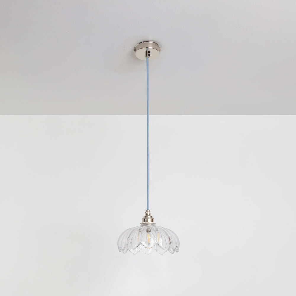 "Petal" Pendant Light - Clear Glass