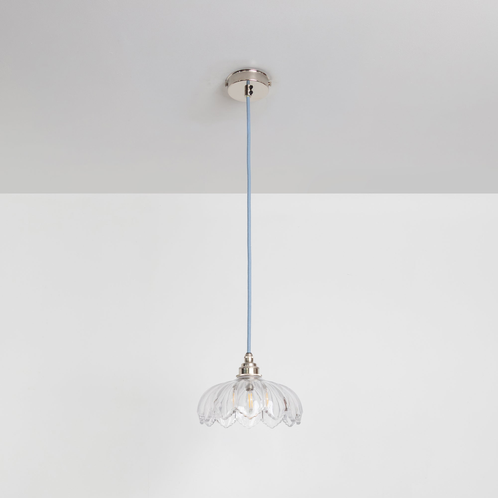 "Petal" Pendant Light - Clear Glass