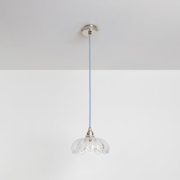 "Petal" Pendant Light - Clear Glass