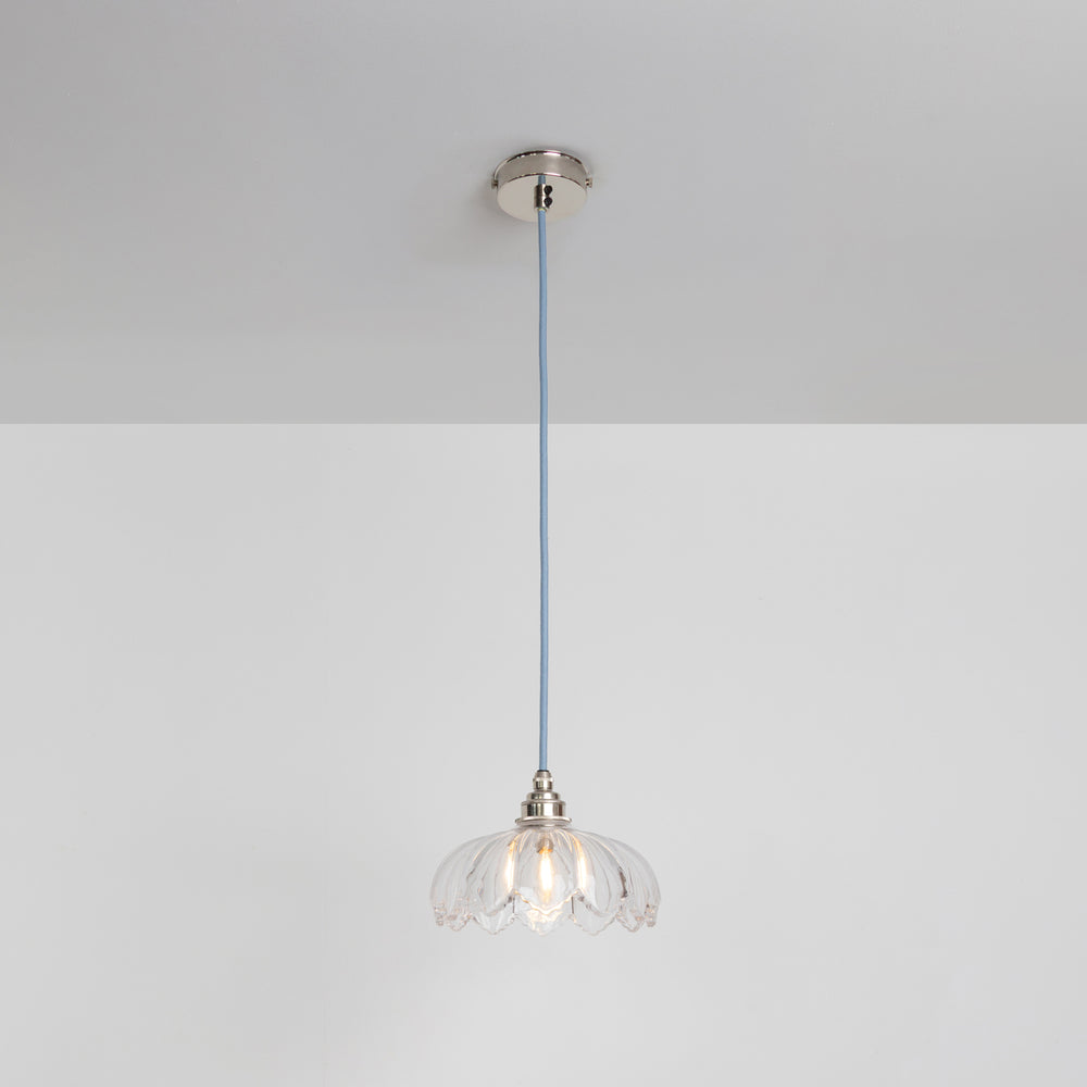 "Petal" Pendant Light - Clear Glass
