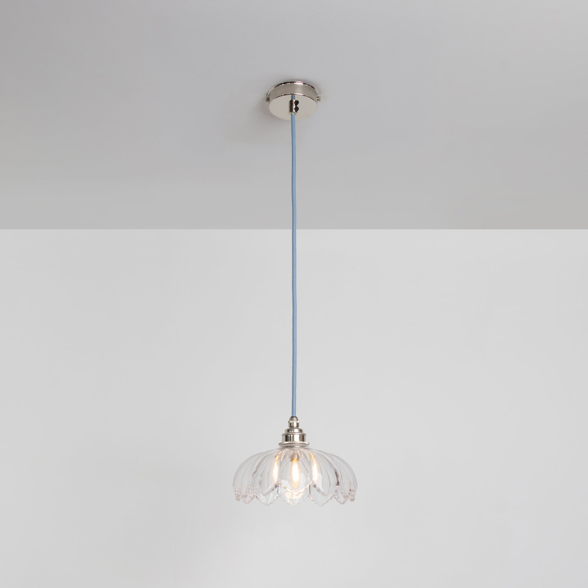 "Petal" Pendant Light - Clear Glass