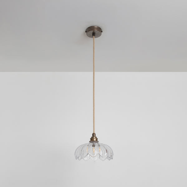 "Petal" Pendant Light - Clear Glass