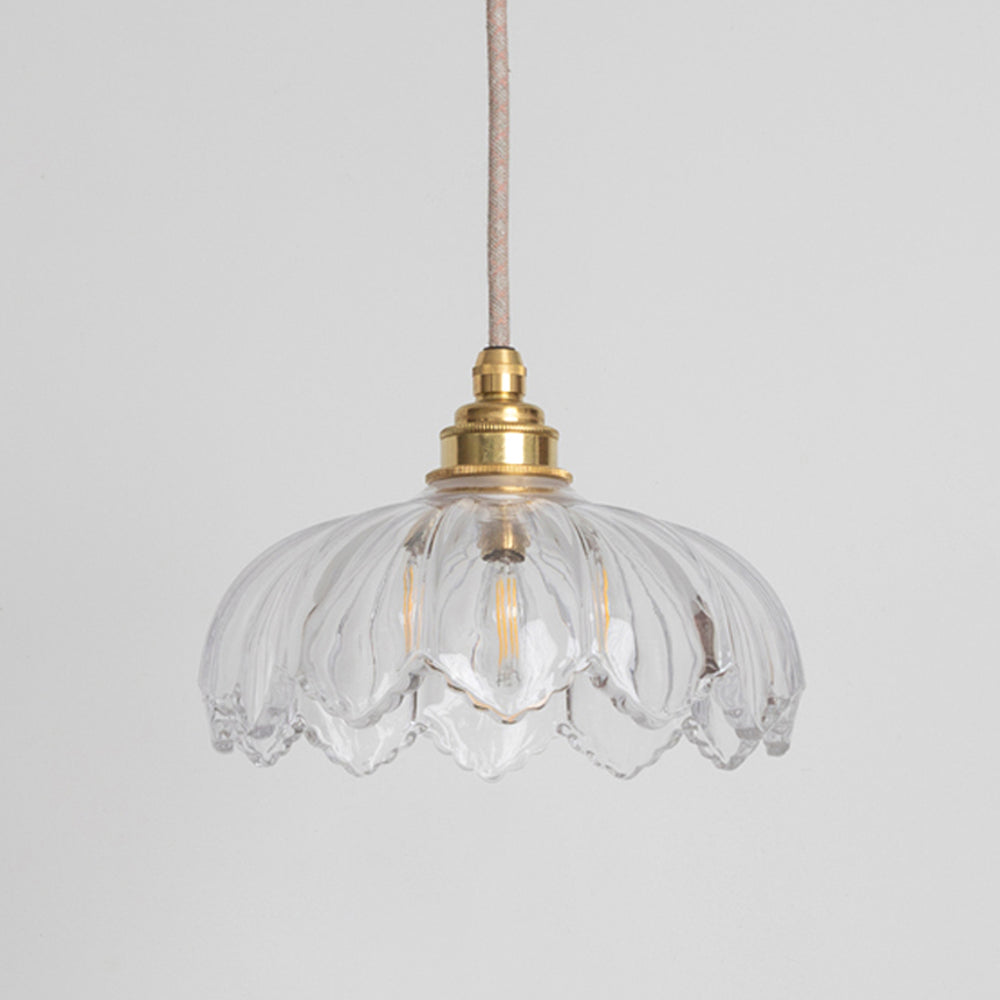 "Petal" Pendant Light - Clear Glass