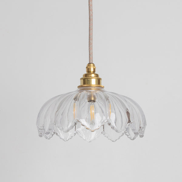"Petal" Pendant Light - Clear Glass