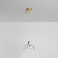 "Petal" Pendant Light - Clear Glass