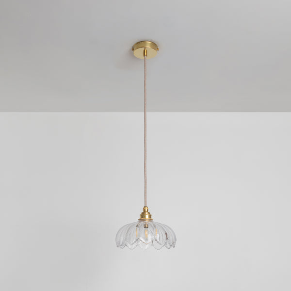 "Petal" Pendant Light - Clear Glass