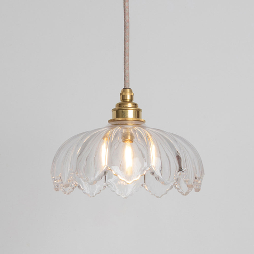 "Petal" Pendant Light - Clear Glass