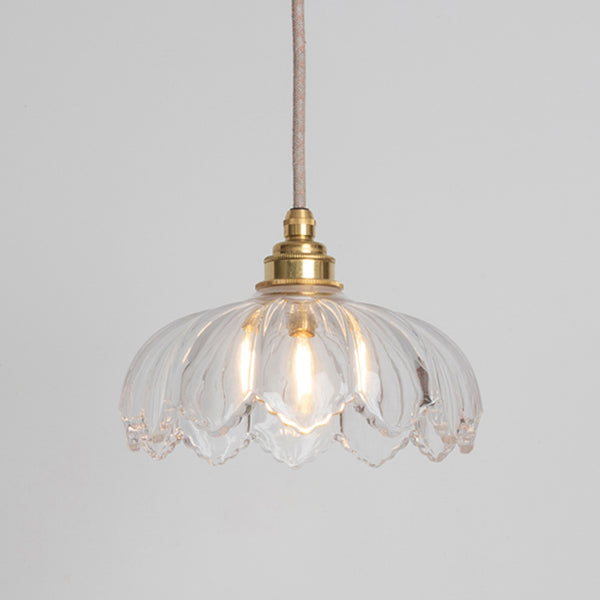 "Petal" Pendant Light - Clear Glass