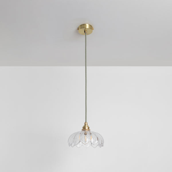 "Petal" Pendant Light - Clear Glass