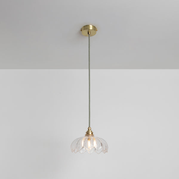 "Petal" Pendant Light - Clear Glass