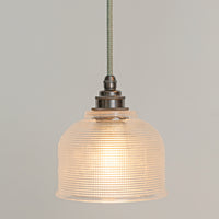 Prismatic Glass Triple Drop Pendant