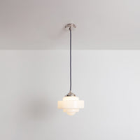 "Atlas" Pendant Light - Opal Glass
