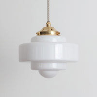 "Atlas" Pendant Light - Opal Glass